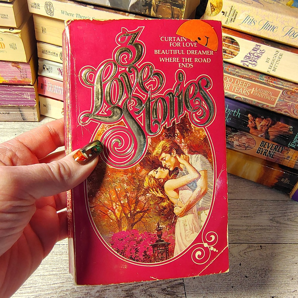 3 Love Stories Curtain Call Love Beautiful Dreamer‎ Where Road Ends Vtg Romance